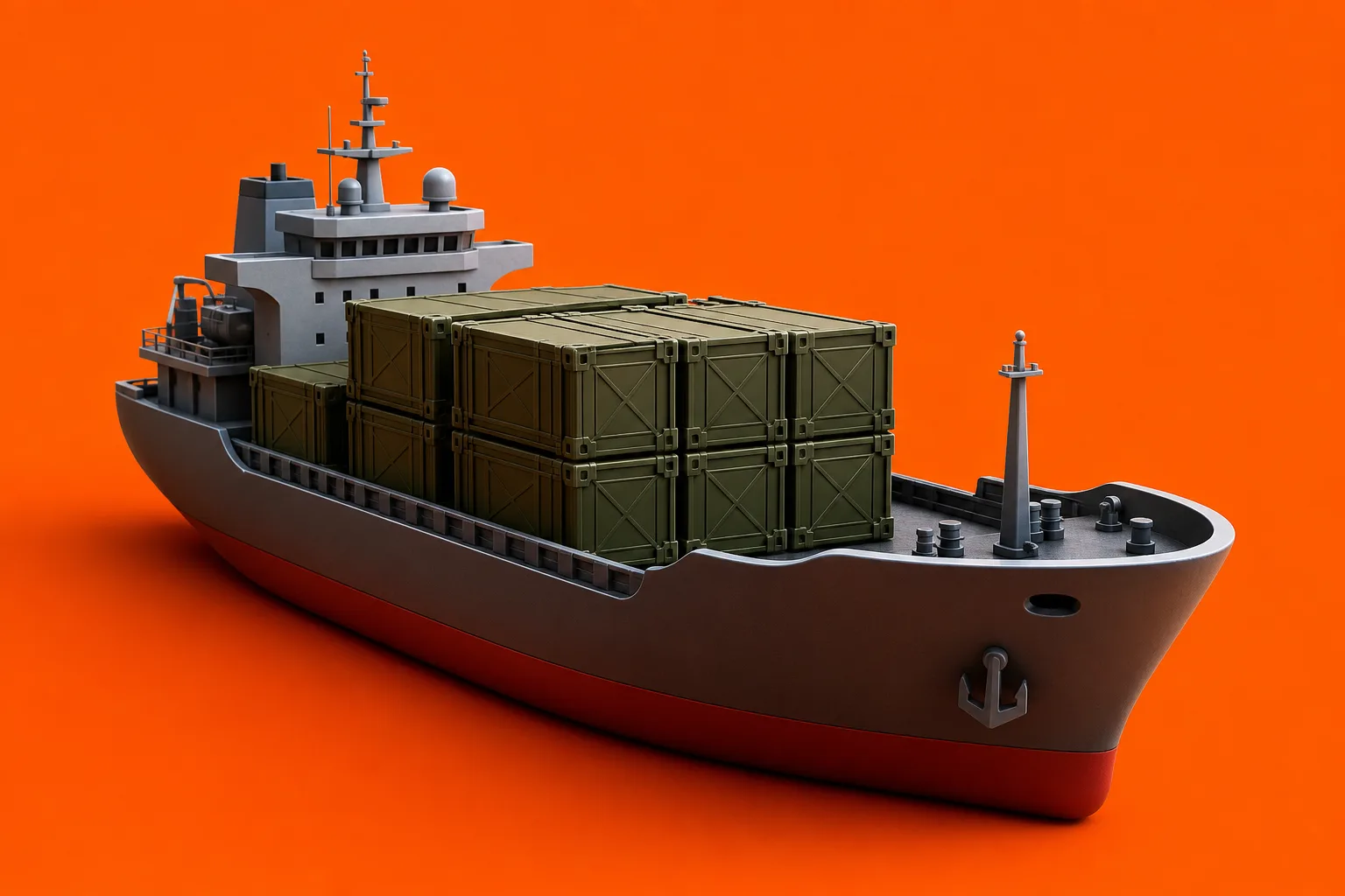 Ukraine Says Caspian Strike Hit Iran-Linked Military Cargo Vessel