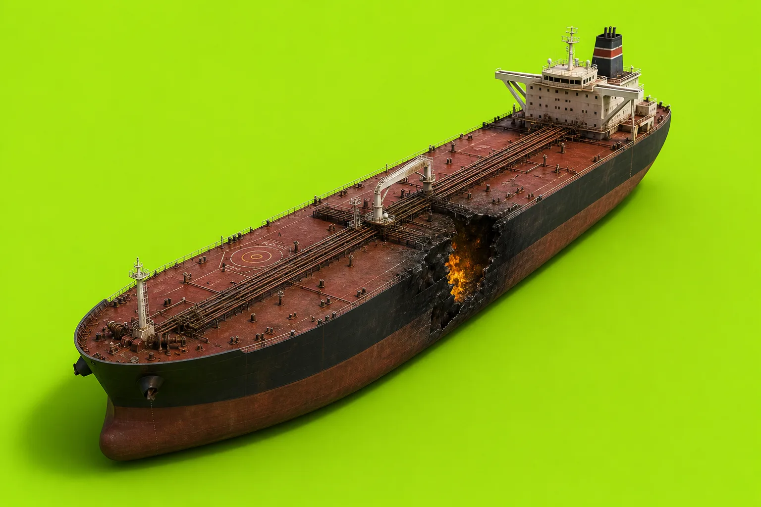 Strait of Hormuz Tensions Jolt Oil Markets After Tanker Fire Claim
