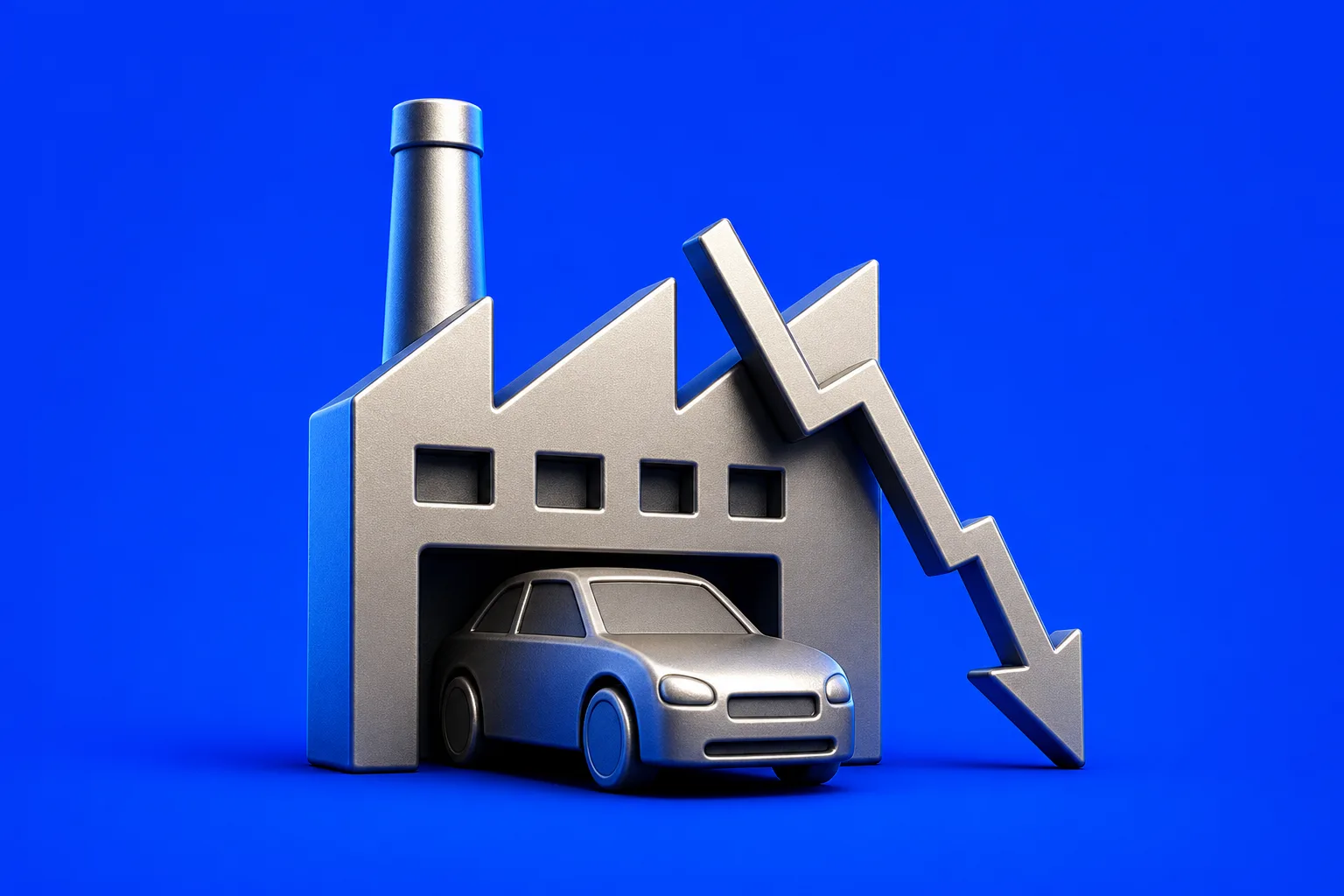 Germany Industrial Production Falls 1.1% in July as Auto Output Slides